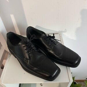 JF J.Ferrar Black Men's Oxfords